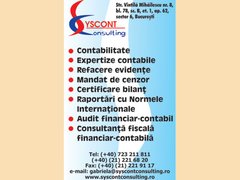 SysCont Consulting - consultanta fiscala, financiar-contabila, contabilitate